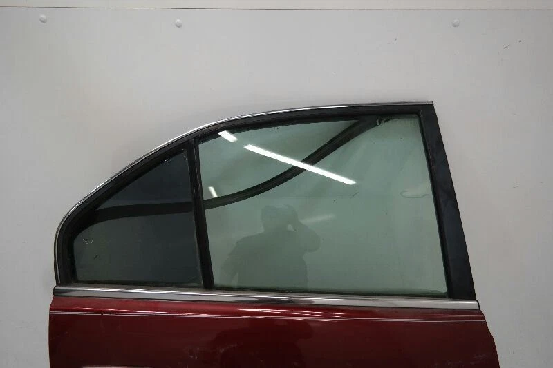 1999-03 Mitsubishi Galant Passenger Right Rear Side Door Red - Image 4 of 4
