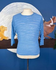 Nina Murati Light Blue Textured Jumper – Size L