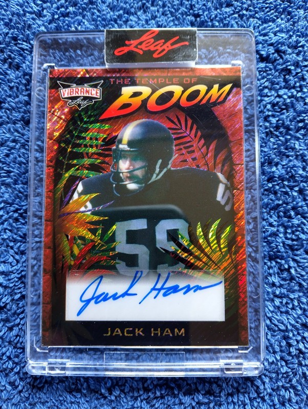 2023 Leaf Vibrance Steelers Jack Ham Auto Autograph 2/2