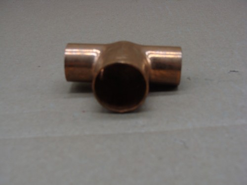 3/4" X 3/4" X 1" COPPER SWEAT TEE FITTING