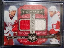 2006-07 UD Artifacts Tundra Tandems Nicklas Lidstrom Henrik Zetterberg /50