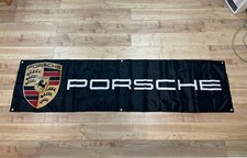 Porsche 911 Flagge Banner 60x240cm Garage Dekor American Style Gebraucht