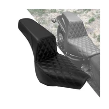 HDBUBALUS Motorcycle Driver Passenger Seat Fit For Harley Softail Street Bob ...