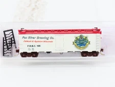 N Micro-Trains MTL Al's Kustom Kars FRBC Fox River Brewing 40' Steel Reefer #105