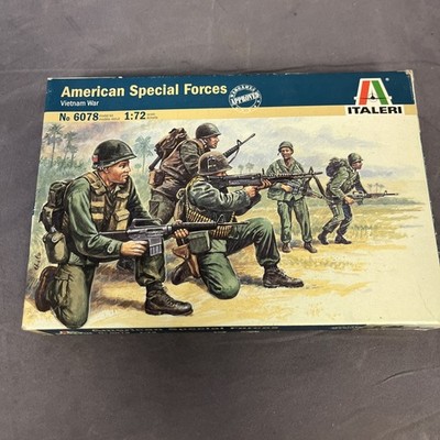 Italeri 1/72 Scale American Special Forces Vietnam 49 Total Pieces Italeri 1/72 Scale American Special Forces Vietnam 49 Total Pieces