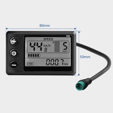 Kit Moteur Brushless Vélo Électrique avec Ecran LCD et Connecteur Étanche