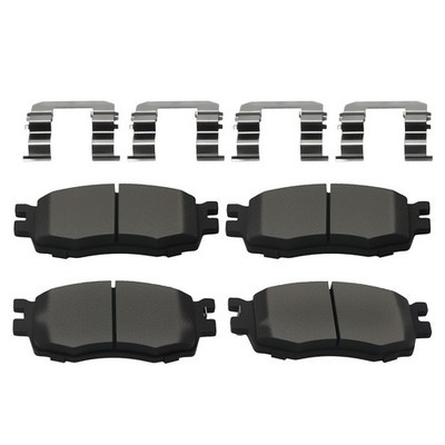 4pcs Front Ceramic Brake Pads Set for Hyundai Accent 2006-2011 L4 1.6L D1156