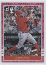 2019 Panini Donruss Highlights Pink Firework Albert Pujols #H2 sh7