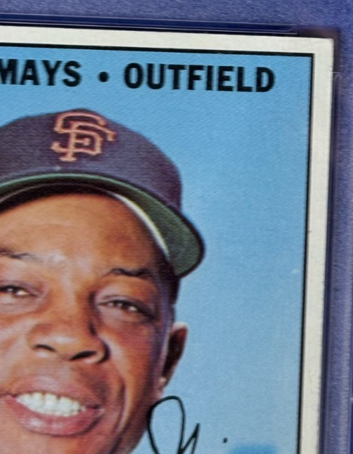 1967 Topps Willie Mays # 200 PSA 6 EX-MT San Francisco Giants HOF view 4