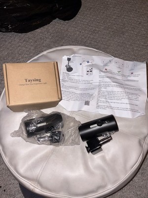 Taysing J System e26 Line Voltage Track Lighting Heads Fixture (2 Pack-No Bulbs)