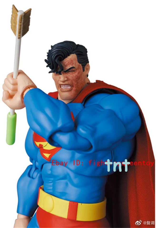 EN STOCK Medicom Toy MAFEX Superman Hush 16 cm Figura de Acción Modelo Reedición Foto 4 de 4