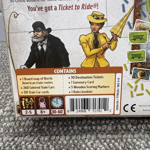 Ticket To Ride Game Complete Family Summer Fun Geography Homeschool Learning - Picture 13 of 16