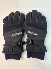 Scott Snow Gloves Size M/7 Insulated Adjustable Winter Black Zip Pocket