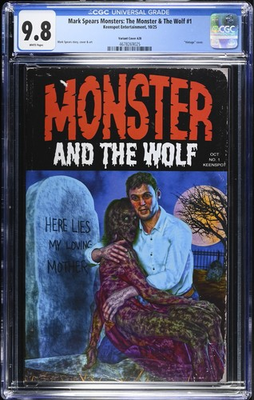 #ad #ad Mark Spears#x27; Monster amp; the Wolf #1 Graveyard A28 Blindbag Variant CGC 9.8 $60.00