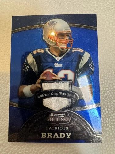 2008 Bowman Sterling #52 Tom Brady Jersey #269/349 Blue Patriots