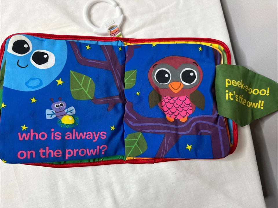 Lamaze Peek A Boo Forest Baby Learning Toys Book Developmental Rhymes - Image 3 of 4