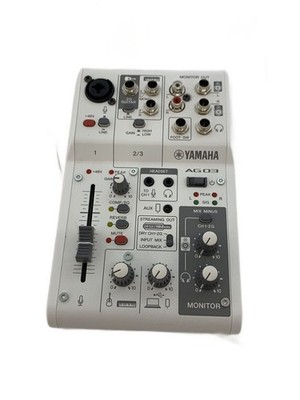 Yamaha Mixer AG03MK2 3ch Live Streaming White Used