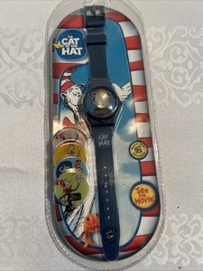 Vintage Dr Seuss The Cat In The Hat Wrist Watch from Universal Studios 2003