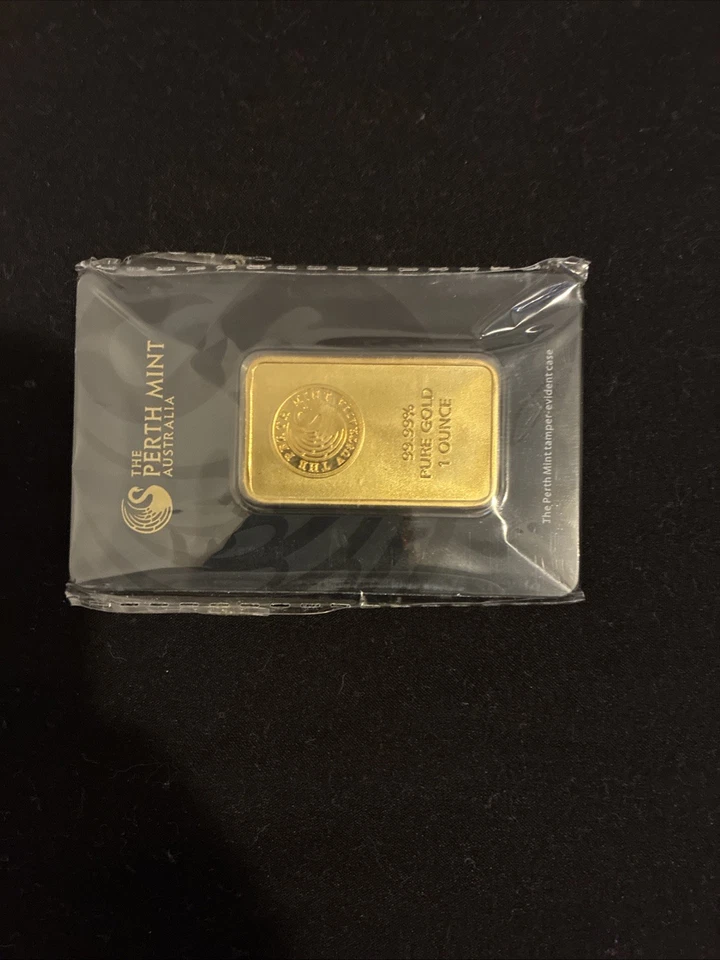 la Casa de la Moneda de Perth - Australia - Barra de oro de 1 oz Foto 3 de 4