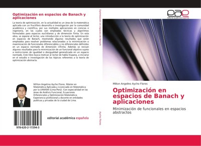 Optimización en espacios de Banach y aplicaciones Milton Angelino Aycho Flores