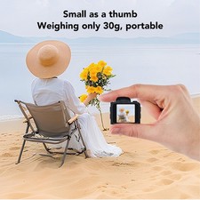 Keychain Digital Camera 64MP 4K Built In 19 Filter Effects 78° Wide Angle LED