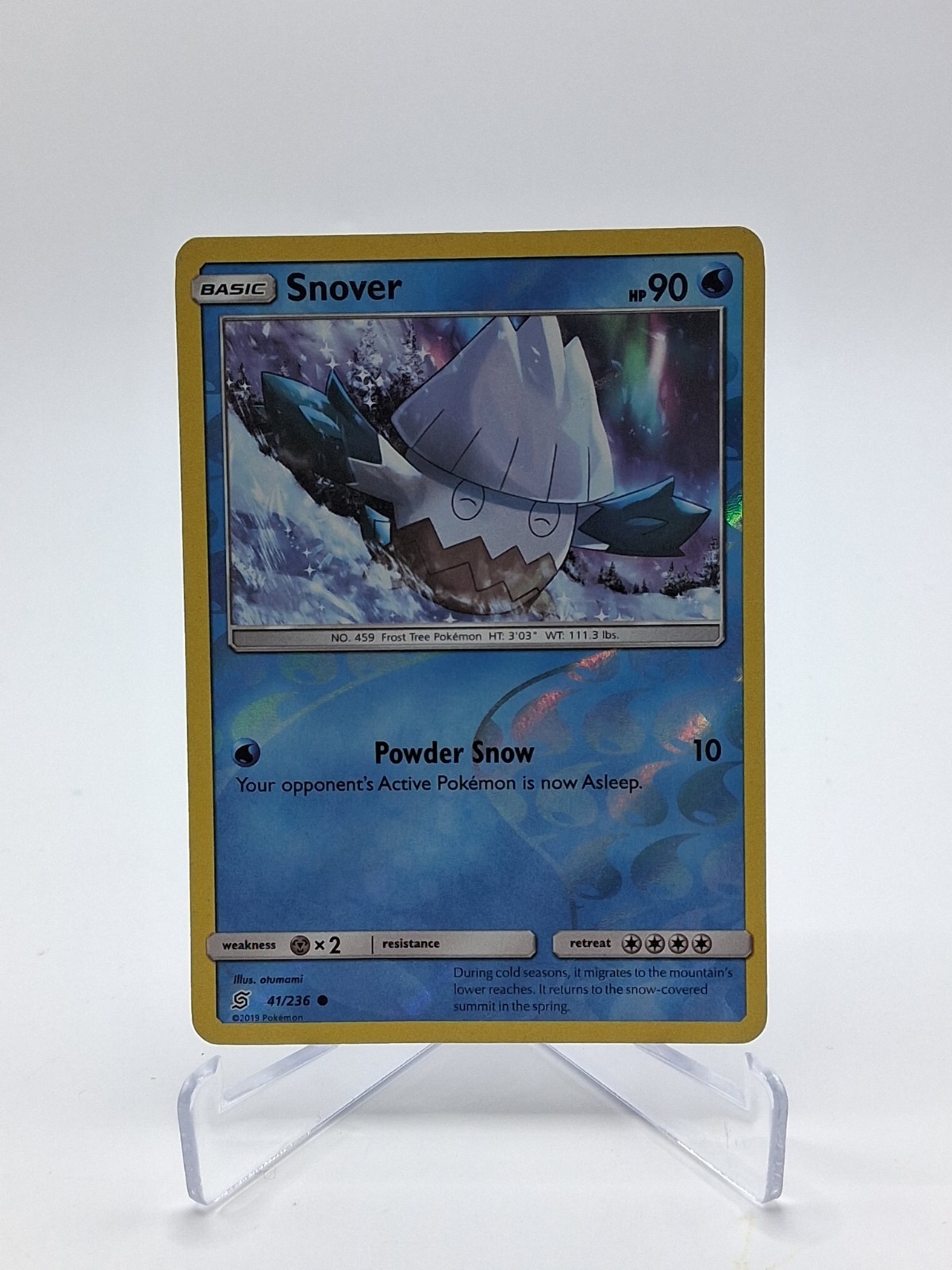 Snover 41/236 - Unified Minds - Common - Pokemon Card TCG  Reverse HOLO
