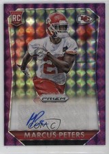 2015 Panini Prizm Rookie Signatures Violet Mosaic 26/50 Marcus Peters Auto 2oz