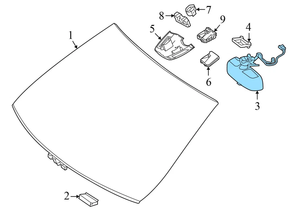Espejo retrovisor Mercedes-Benz E500 2010-2016 2048104217 Foto 4 de 4