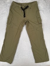 Boy Scouts Of America Pants Men Large Green Switchback Uniform Cargo Convertible