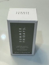 NIB Summer Fridays Dream Oasis Deep Hydration Face Serum 30 ml 1 Oz