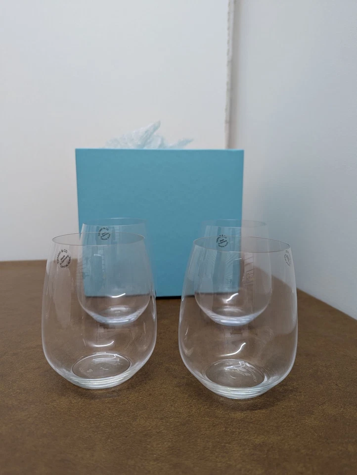 蒂芙尼水晶无节制酒杯德国制造两件套 — 第 2/4 张图片