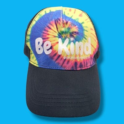 Colortone Be Kind Tie Dye Trucker Hat Adjustable Mesh Cap New