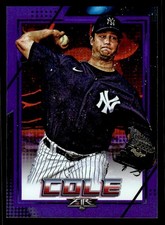 Gerrit Cole 2020 Topps Fire Purple #/99 #38 New York Yankees ESE