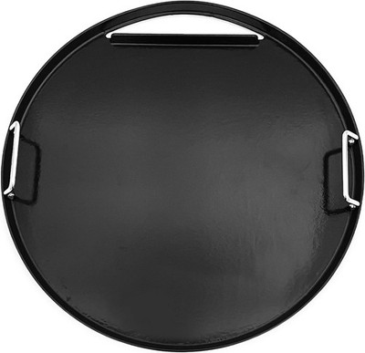 Cast Iron Round Cooking Griddle Plate Replacement for Weber 22'' Kettle,One-To