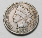 1909 INDIAN HEAD CENT, VERY NICE TOUGHER COIN!!!!(A6)