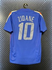 ZIDANE FRANCE TEAM Jersey 2002 2004 Size SMALL Home Soccer Football Adidas