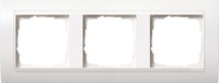 GIRA 0213327 frame 3f pure white opaque event f.reinwhite white