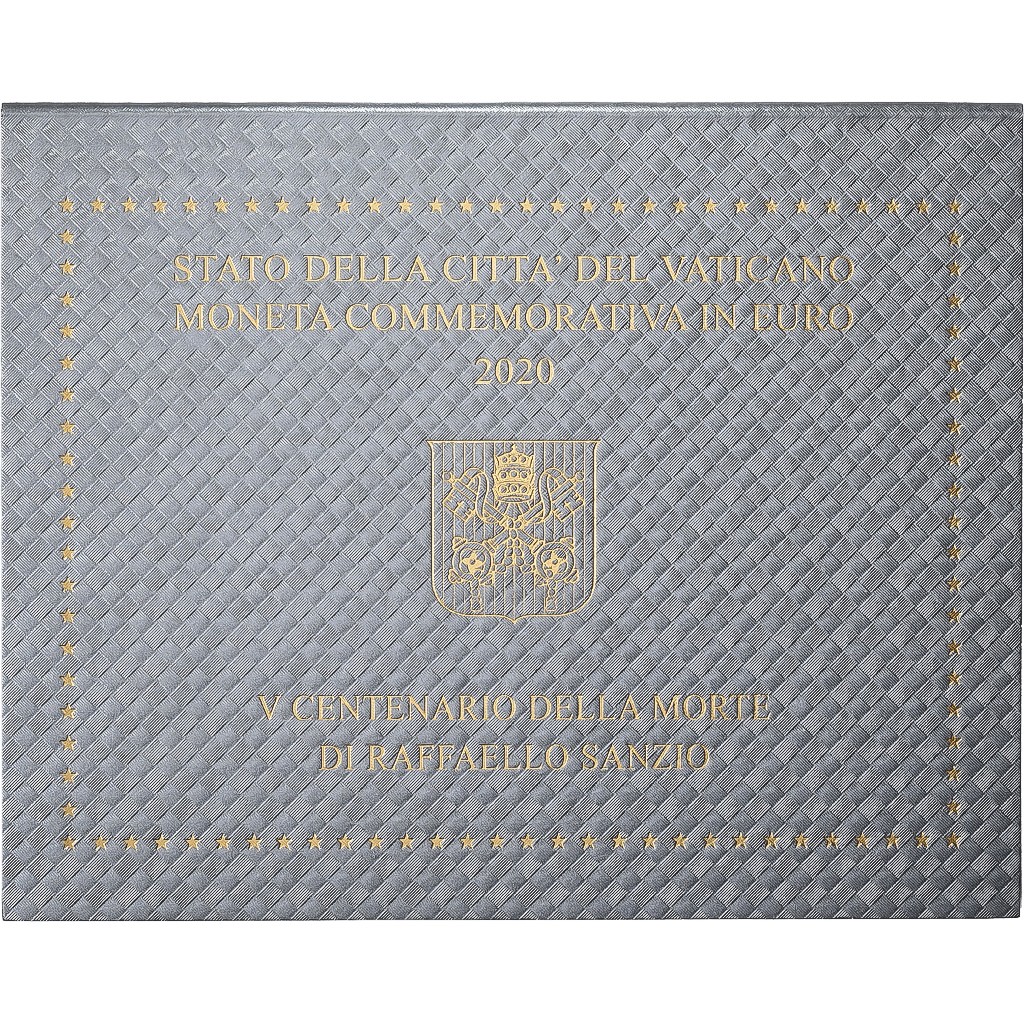 Vatican, 2 Euro, 500e anniversaire de la mort de Raphaël, BU, 2020