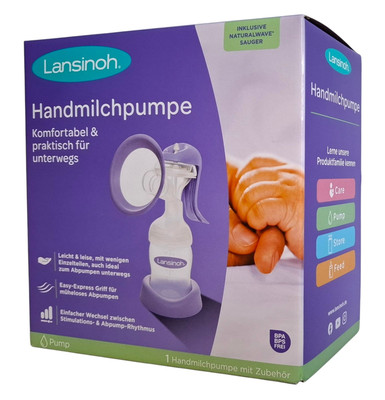 LANSINOH Handmilchpumpe Weithals