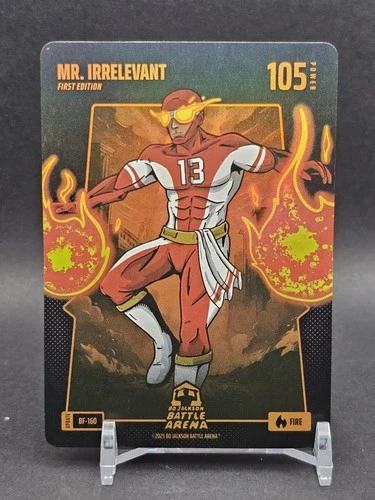 Bo Jackson Battle Arena BROCK PURDY MR. IRRELEVANT Fire Battlefoil BF-160 Rare