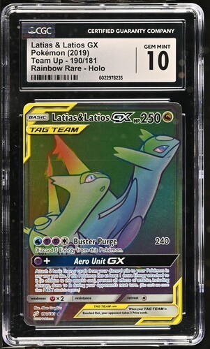 Latias & Latios-GX graded CGC 10 for sale on eBay