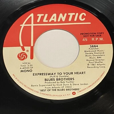 Blues Brothers: Expressway To Your Heart (Mono) / (Stereo) 45 - Atlantic - image 1 of 2