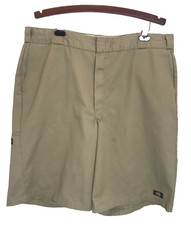 Dickies Mens Size 42 Khaki Loose Fit Multi Pocket Work Shorts