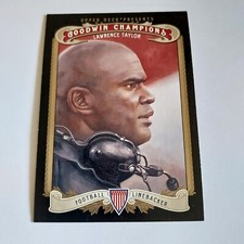 2012 Upper Deck Goodwin Champions Baseball Card Lawrence Taylor #10 Black Frame