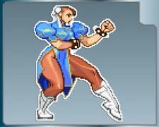 CHUN-LI Vinyl Decal #8 Car Truck Sticker Street Fighter Sprite Decal