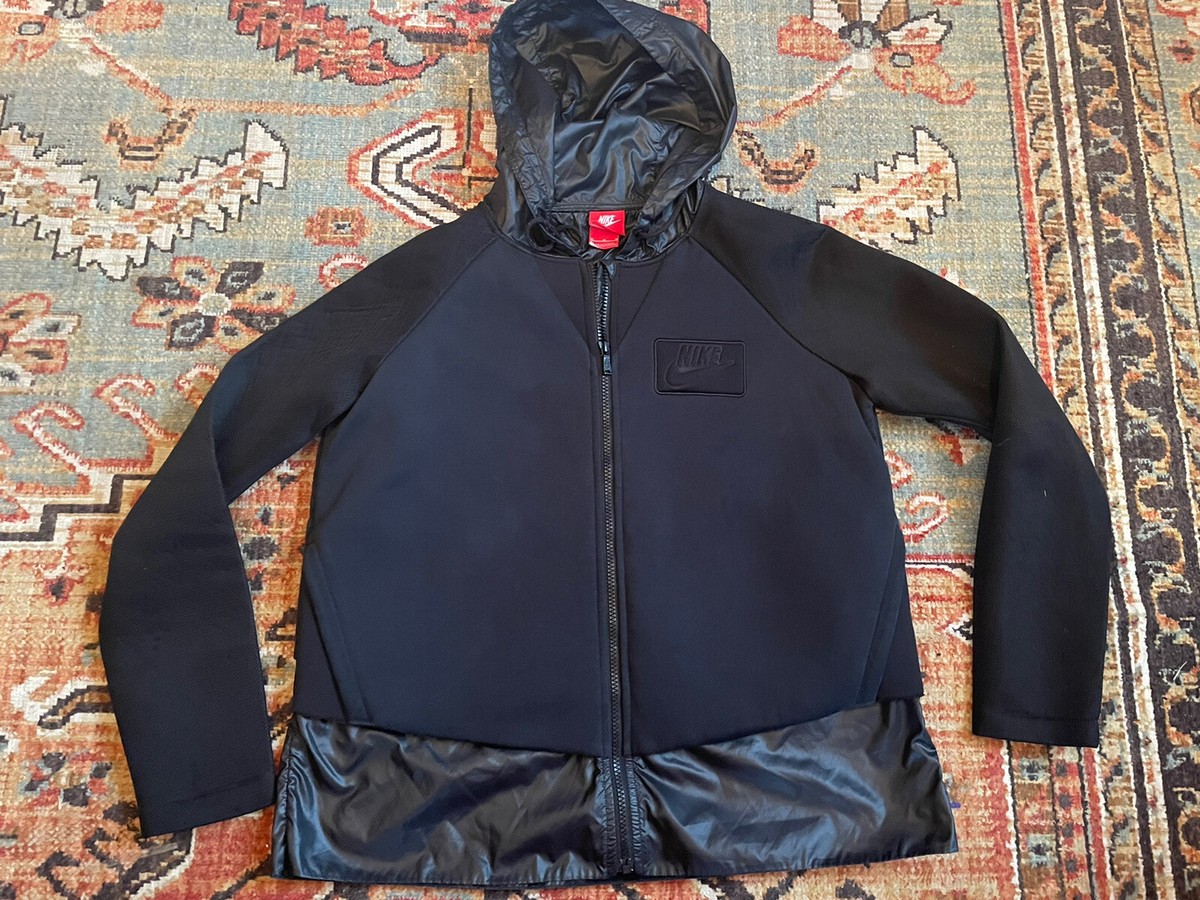 nike women's coats & jackets with zipper with hood