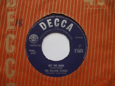 The Rolling Stones - Off The Hook / Little Red Rooster - Decca F 12014 - Juke 45
