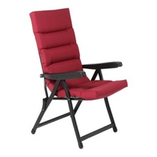 POLTRONA SEDIA SDRAIO BOMBER SICILIA COLORE ROSSO