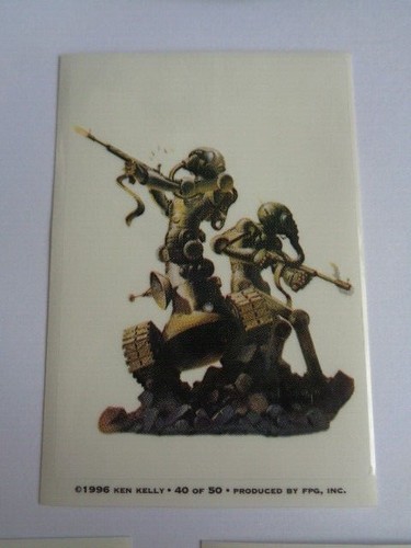 Individual Stickers Of Mike Ploog / Bernie Wrightson & Ken Kelly inc Auto No 16 - Picture 118 of 126