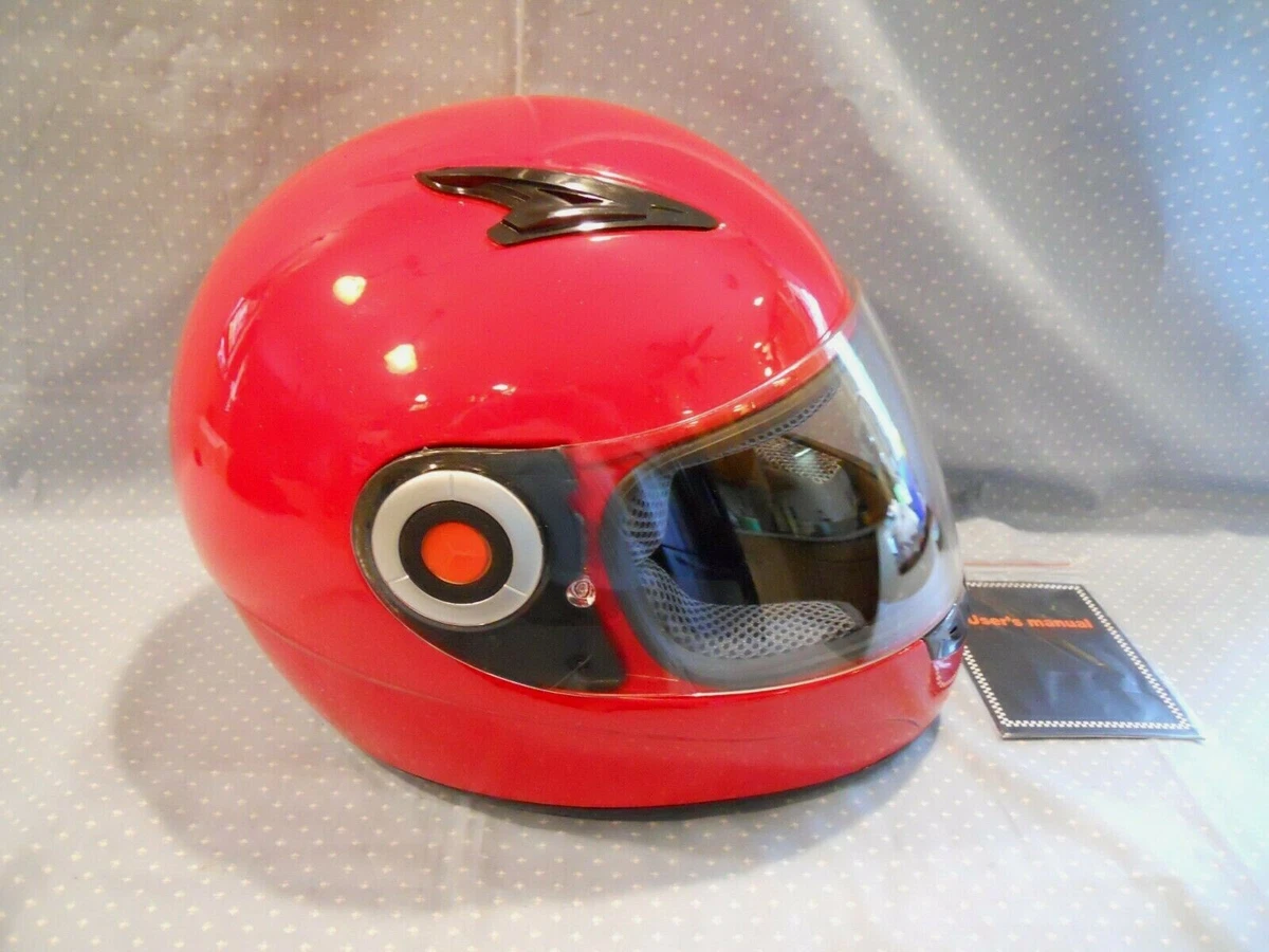 New Headcase Red Helmet HC 562 Full Face Med. Snowmobile Motorcycle NIB